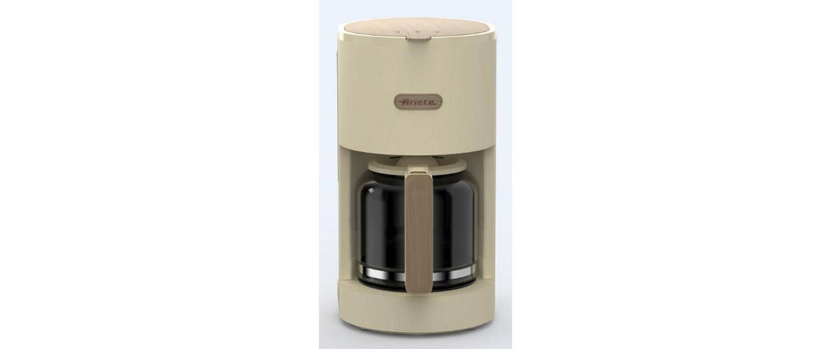 Ariete ARI-1394-BG Filterkaffeemaschine – 12 Tassen, Wasserstandsanzeige, Beige