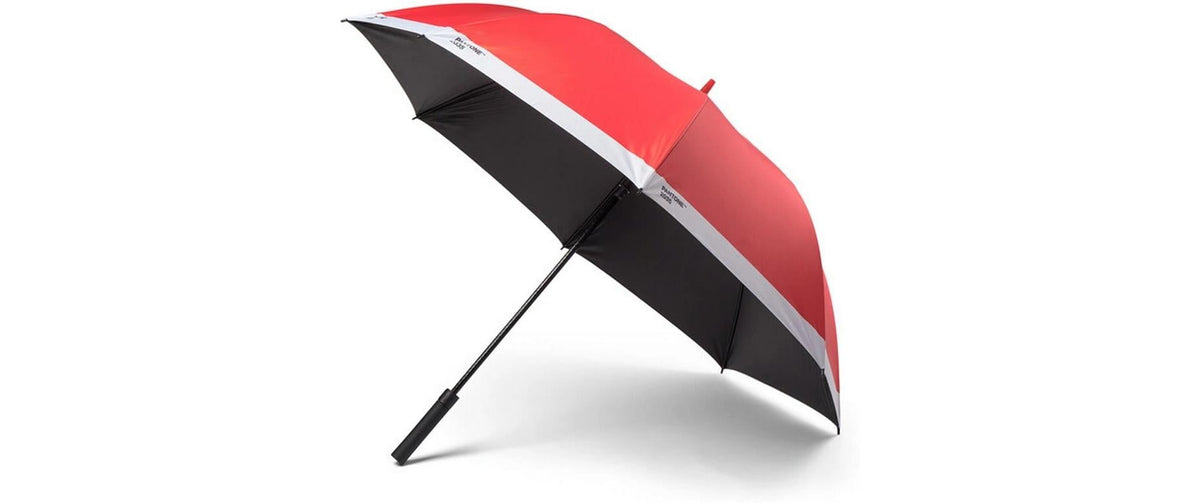 Pantone by copenhagen design Stockschirm – Ø 130 cm, L 100 cm – rot – windfest
