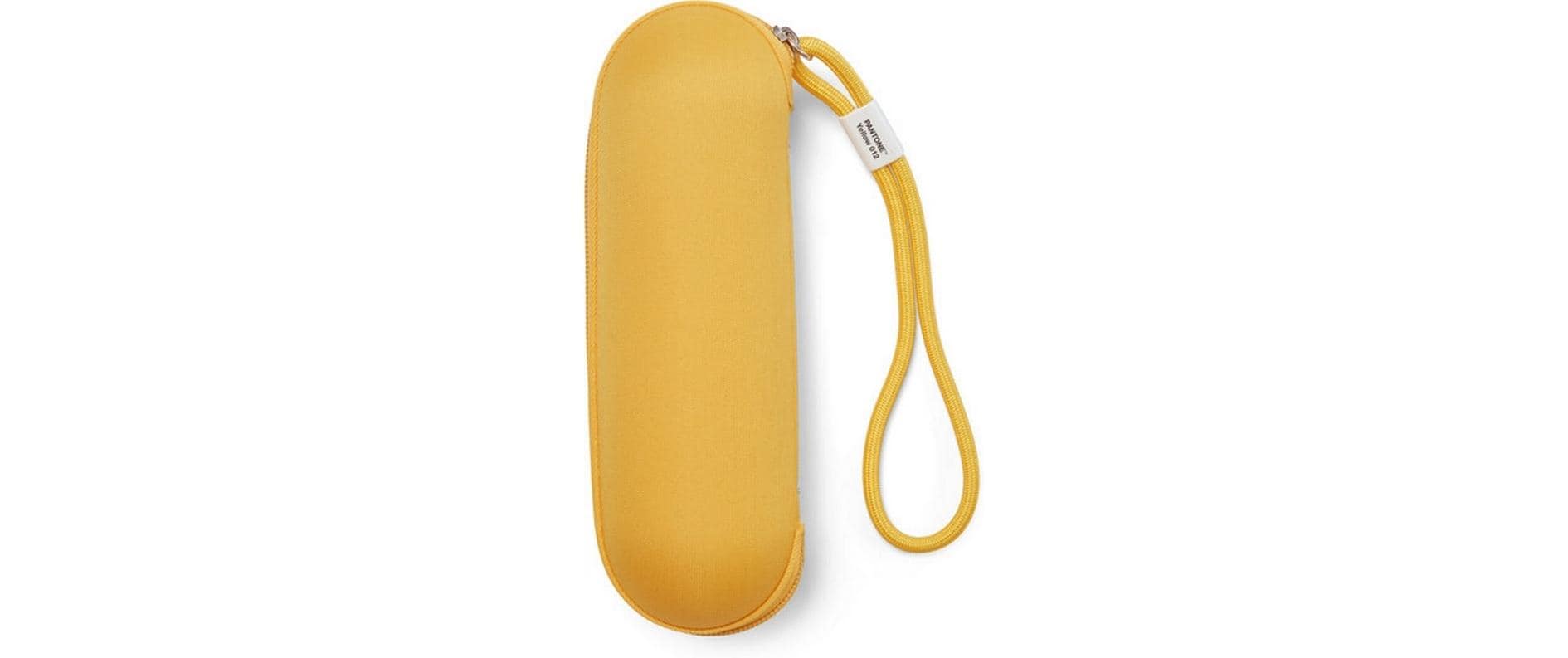 Pantone by copenhagen design Taschenschirm – Ø 90 cm, L 20,5 cm – Gelb – windfest, robust