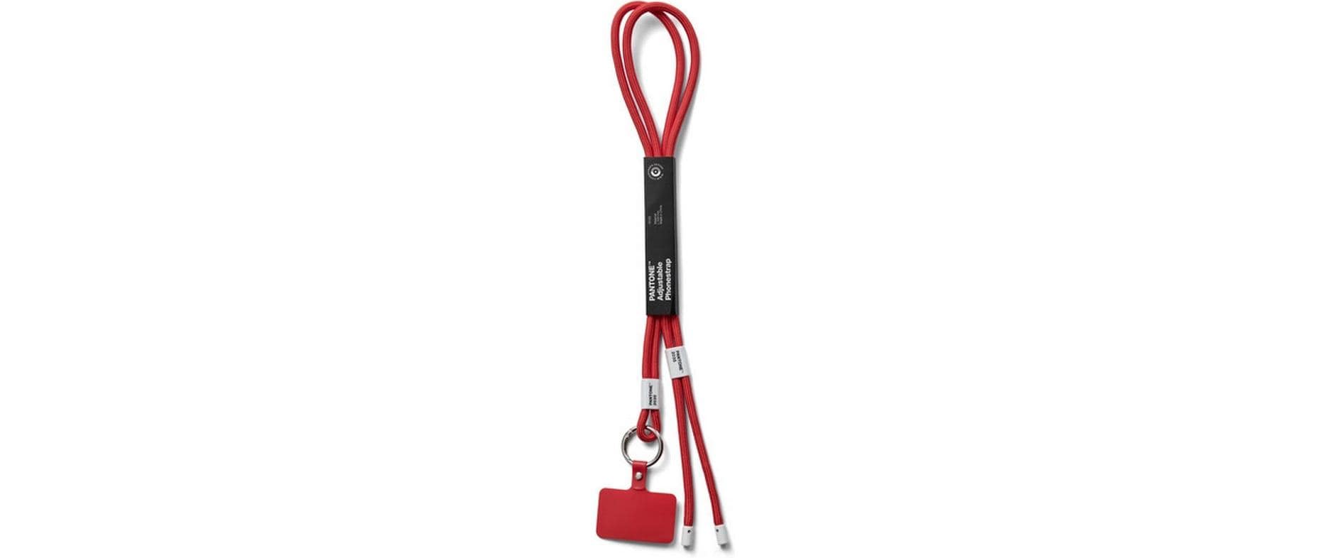 Pantone by copenhagen design AdjustablePhonestrap – Smartphone-Trageband – für Handyhüllen – 480 mm – Rot