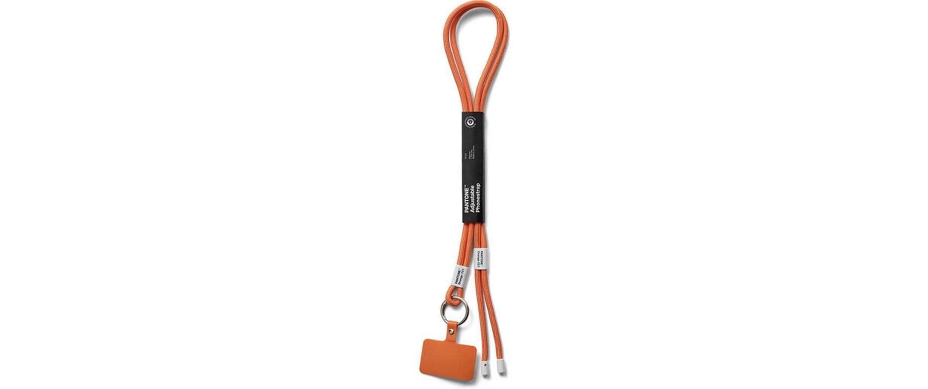 Pantone by copenhagen design AdjustablePhonestrap – Trageband/Schlaufe – Handyhülle – Orange