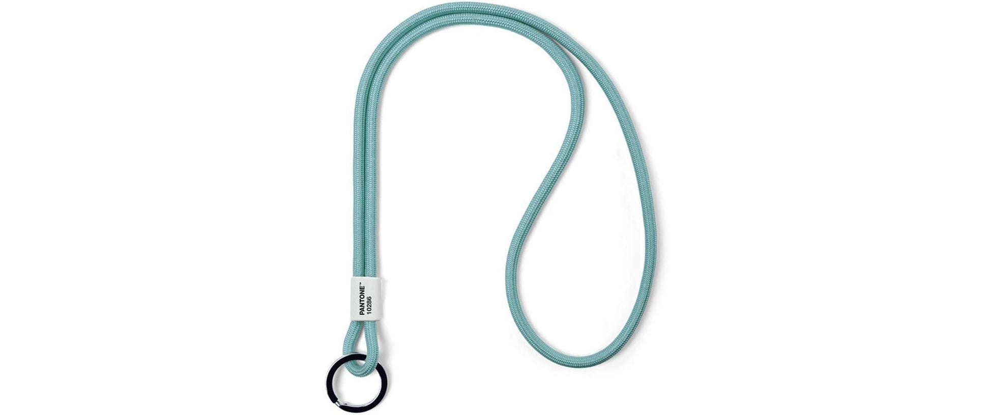 Pantone by Copenhagen Design Schlüsselanhänger – Metall/Nylon, Eisblau