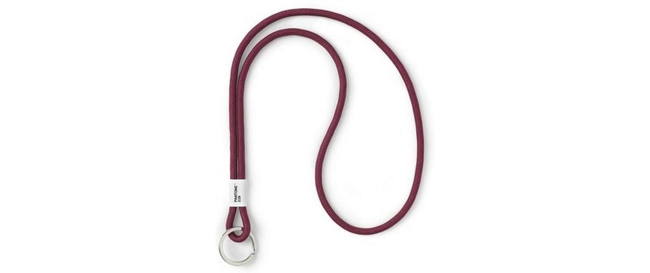 Pantone by Copenhagen Design Schlüsselanhänger Auto – Metall/Nylon, Violett
