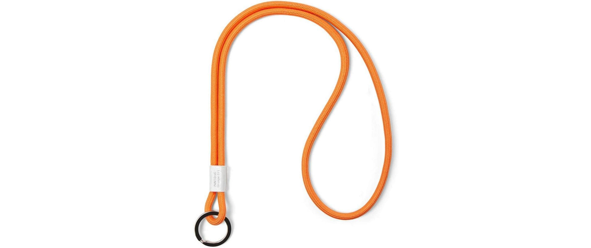 Pantone by copenhagen design Schlüsselanhänger CPH Design – lang, Metall/Nylon, Orange
