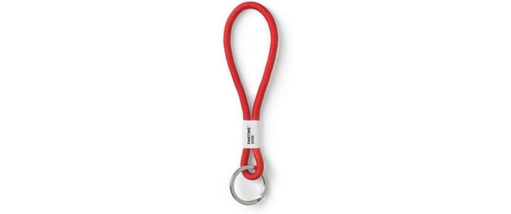 Pantone by copenhagen design Pantone x CPH Design Schlüsselanhänger Auto – Metall/Nylon, Rot