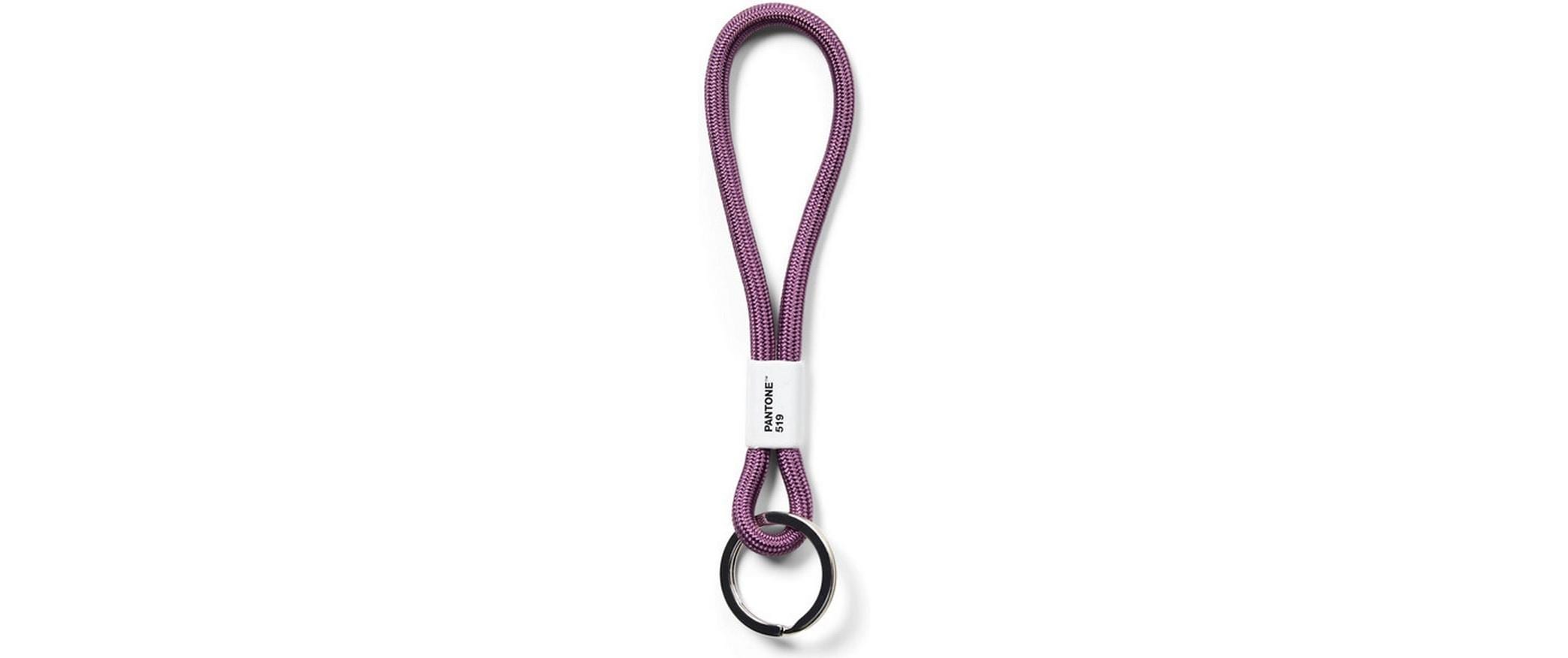 Pantone by copenhagen design Pantone x CPH Design Schlüsselanhänger Violett 519 – Nylon/Stahl