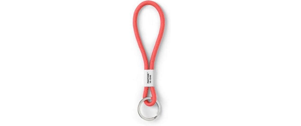 Pantone by copenhagen design Pantone Schlüsselanhänger – Metall/Nylon, Koralle