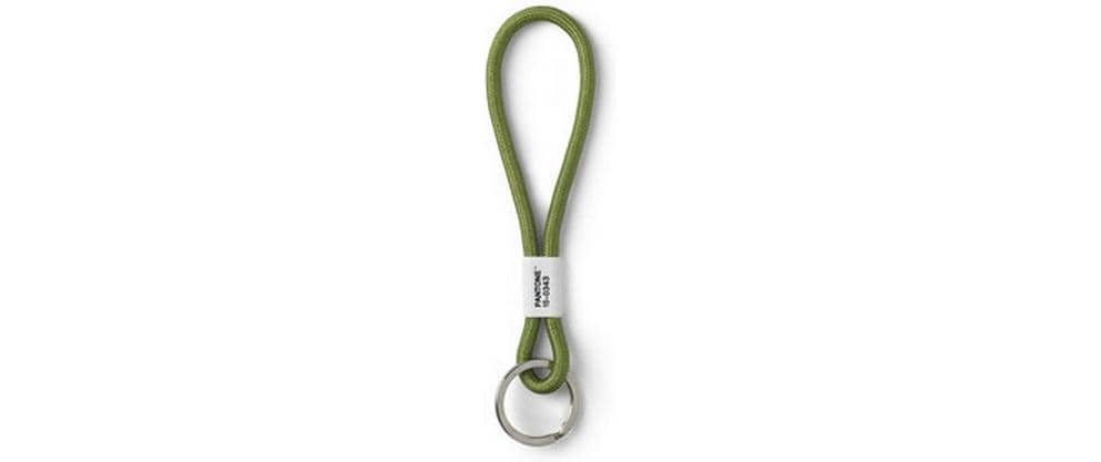 Pantone by copenhagen design Pantone Schlüsselanhänger Greenery – Metall/Nylon, Grün