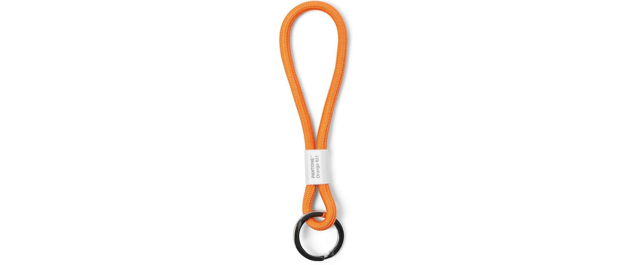 Pantone by Copenhagen Design Schlüsselanhänger Sport – Metall/Nylon, Orange