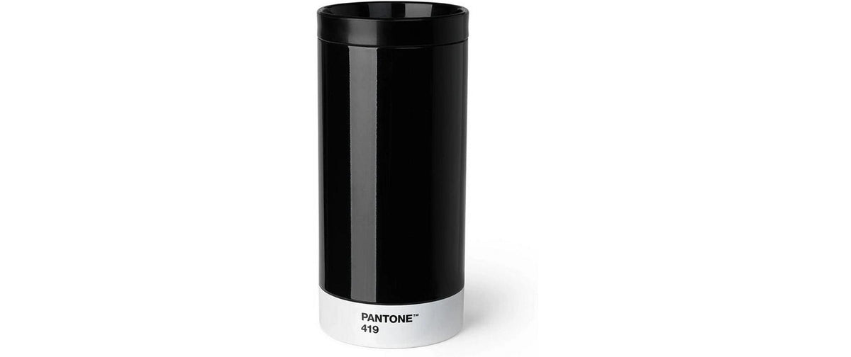 Pantone by copenhagen design To Go Cup Thermobecher 430 ml – Doppelwandig, Edelstahl, Schraubdeckel