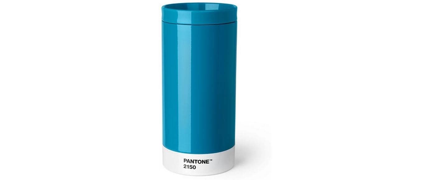 Pantone by copenhagen design Thermobecher To Go – 430 ml, Ø 7,5 cm, H 16,5 cm, Edelstahl, vakuumisoliert
