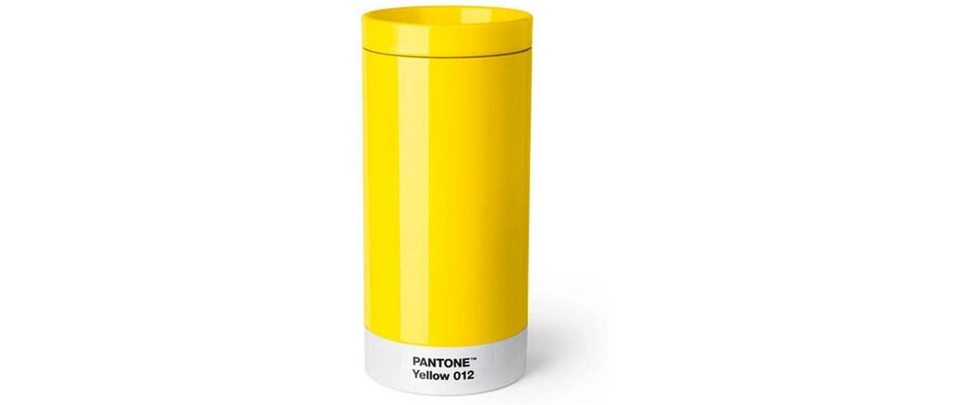 Pantone by copenhagen design To Go Cup – 430 ml, Ø 7,5 cm, Edelstahl/PP, vakuumisoliert
