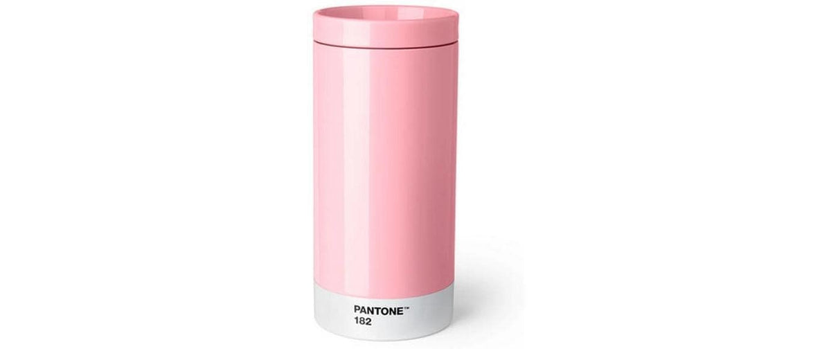 Pantone by copenhagen design Pantone To Go Cup Thermobecher 430 ml – doppelwandig, Schraubdeckel, Edelstahl