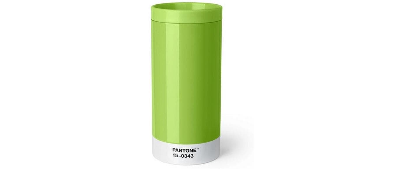 Pantone by copenhagen design Pantone x CPH Design To Go Cup Thermobecher 430 ml – doppelwandig, Schraubdeckel, Edelstahl