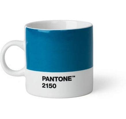 Pantone by copenhagen design Espressotasse x CPH Design – 120 ml, Ø 6,1 cm, Porzellan, Blau, spülmaschinenfest