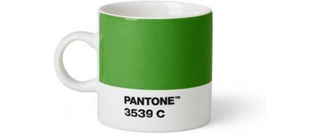 Pantone by copenhagen design Pantone x CPH Design Espressotasse – 100 ml, Ø 6 cm, Keramik, Grün, spülmaschinenfest