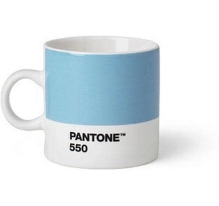 Pantone by copenhagen design Espressotasse – 120 ml, Ø 6,1 cm, Porzellan, Hellblau, spülmaschinenfest