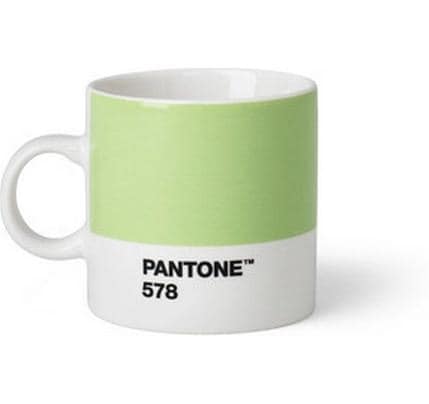 Pantone by copenhagen design Espressotasse – 120 ml, Ø 6,2 cm, Porzellan, Grün, spülmaschinenfest