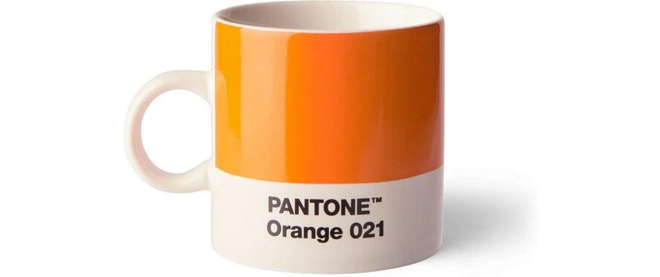 Pantone by copenhagen design Pantone x CPH Design Espressotasse – 120 ml, Porzellan, Orange, spülmaschinenfest, mikrowellengeeignet