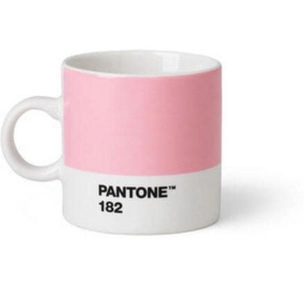 Pantone by copenhagen design Espressotasse – 120 ml, Ø 6,2 cm, Porzellan, Hellrosa, spülmaschinenfest
