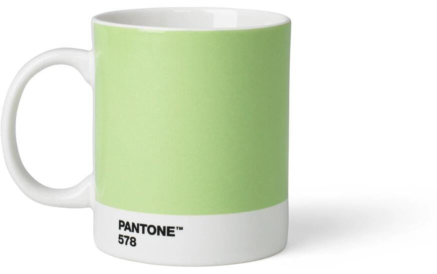 Pantone by copenhagen design Kaffeetasse – 375 ml, Ø 8,5 cm, H 9,8 cm, Keramik, Grün, spülmaschinenfest