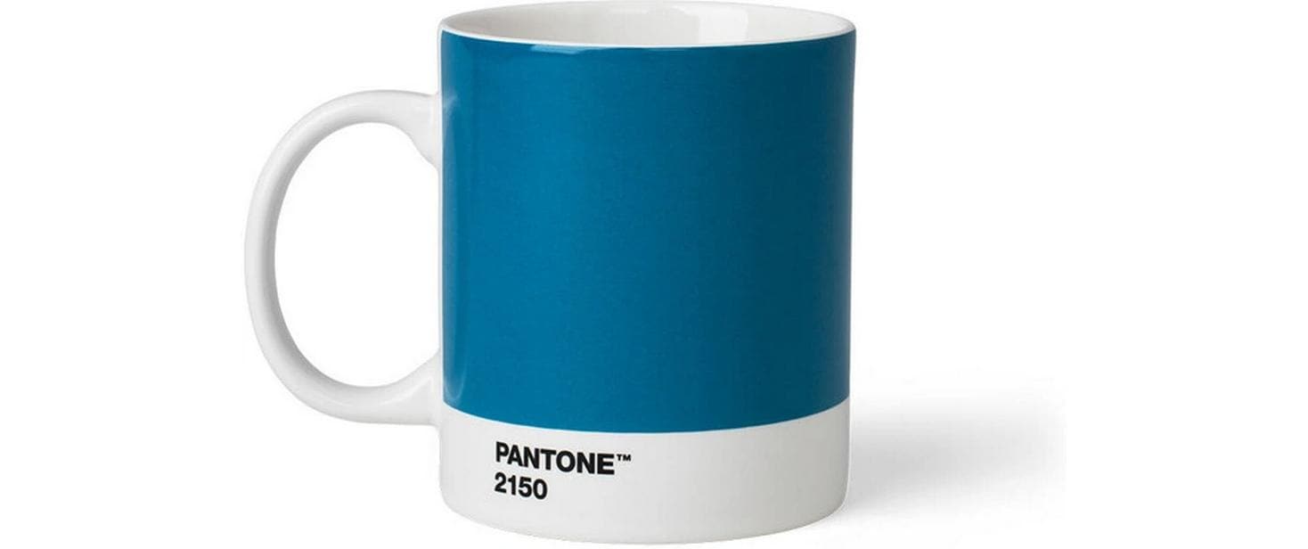 Pantone by copenhagen design Pantone x CPH Design Kaffeebecher – 375 ml, Ø 8,4 cm, Porzellan, Blau, spülmaschinenfest, mikrowellengeeignet