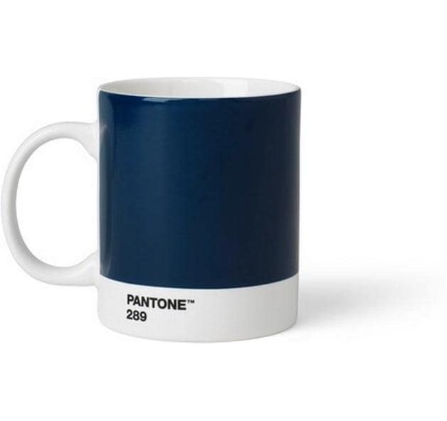 Pantone by copenhagen design Pantone by CPH Design Kaffeetasse – 375 ml, Ø 8,4 cm, Porzellan, Dunkelblau, mikrowellengeeignet