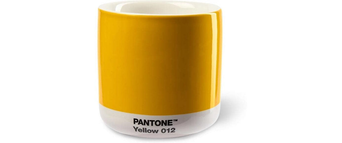 Pantone by Copenhagen Design Thermobecher Latte – 220 ml, Ø 8,7 cm, Porzellan/Steingut, doppelwandig