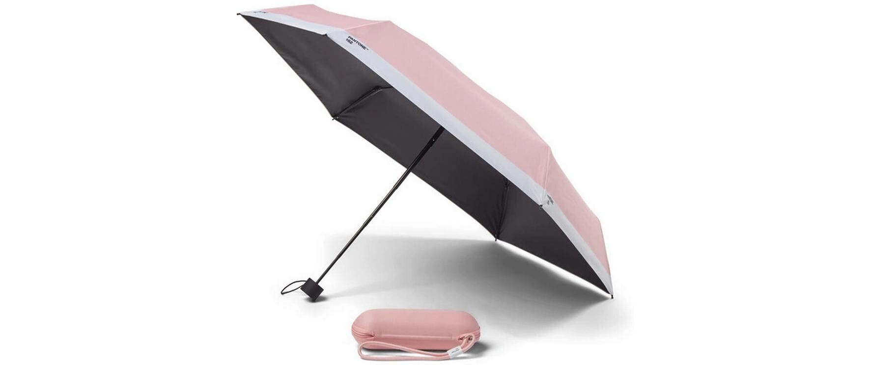Pantone by copenhagen design Pantone by CPH Design Taschenschirm – Ø 90 cm, L 20 cm – Rosa – Windfest