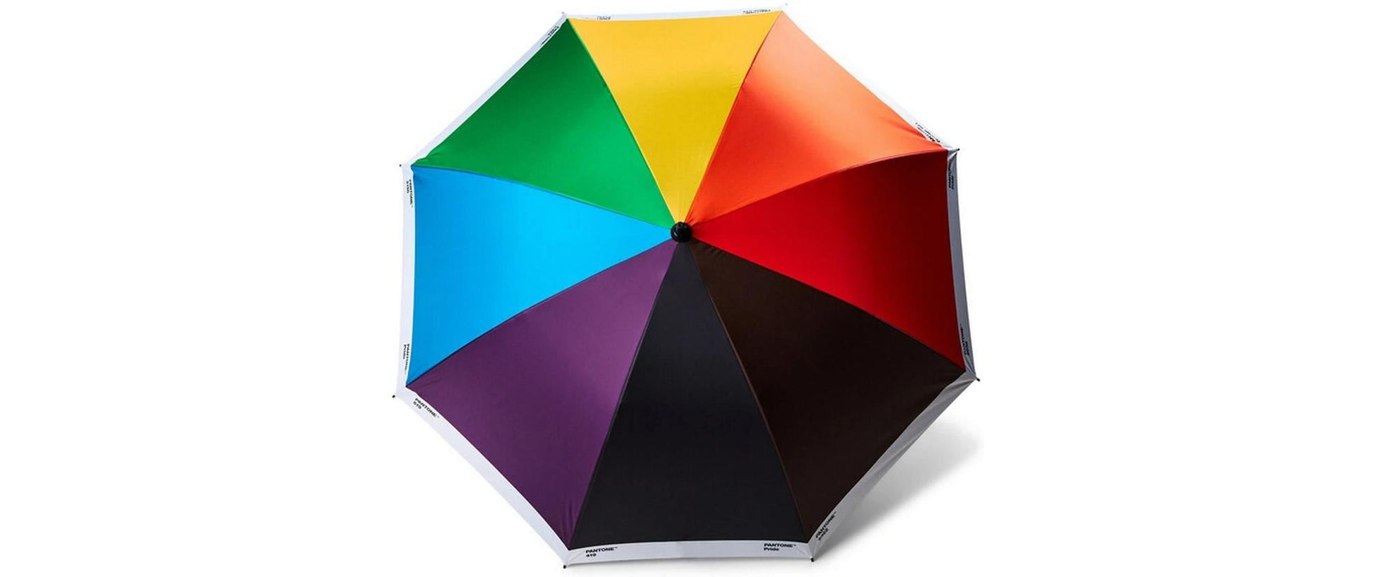 Pantone by copenhagen design Pantone x CPH Design Stockschirm – Ø 130 cm, L 100 cm – Mehrfarbig Rainbow