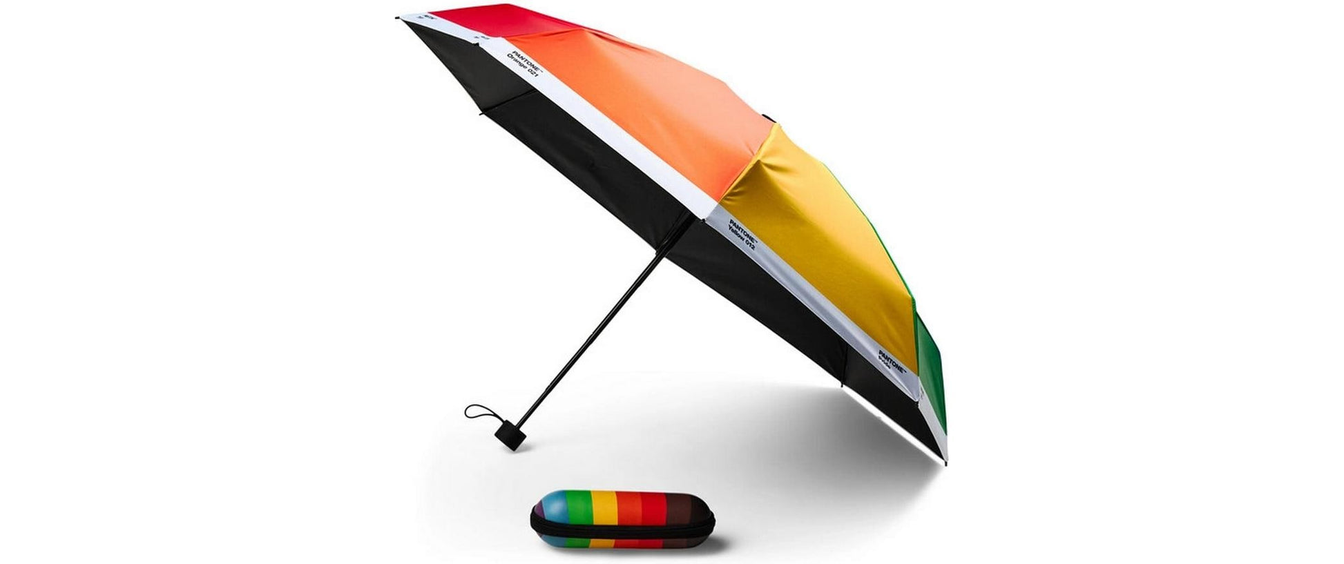 Pantone by copenhagen design Taschenschirm – Ø 90 cm, L 20,5 cm – Mehrfarbig Pride