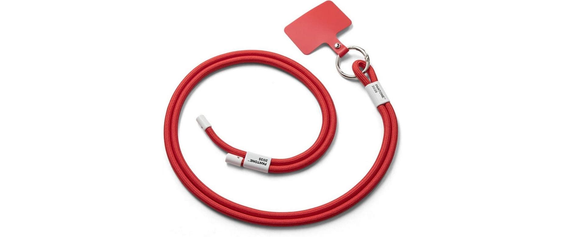 Pantone by copenhagen design AdjustablePhonestrap – Smartphone-Trageband – für Handyhüllen – 480 mm – Rot