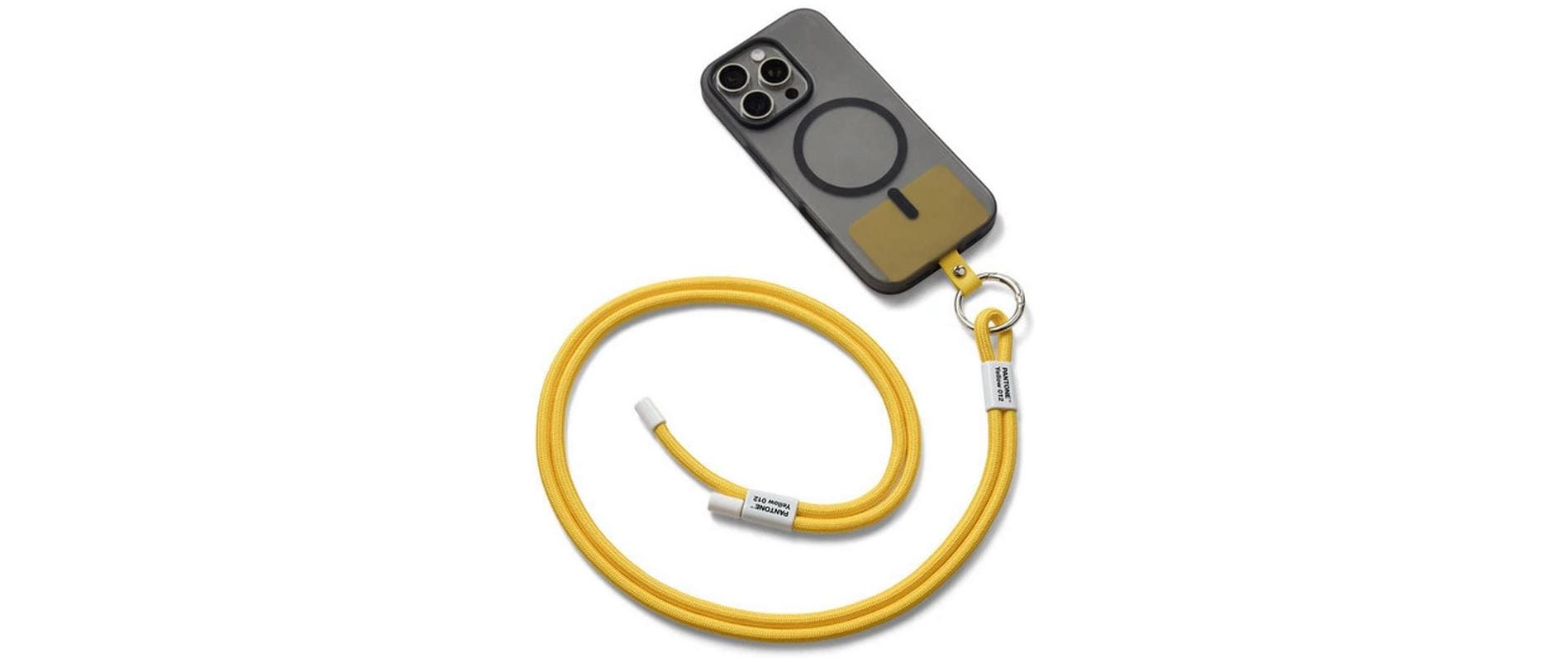 Pantone by copenhagen design AdjustablePhonestrap – Trageband/Schlaufe – Handyhülle – Gelb