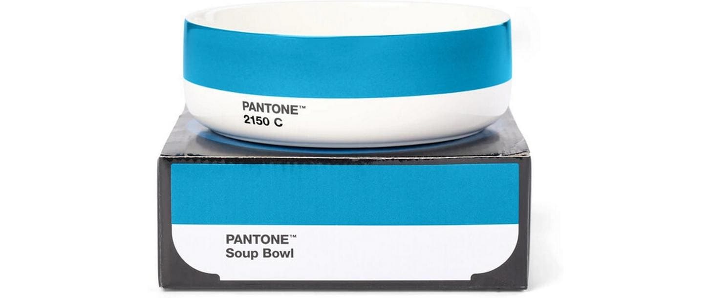 Pantone by copenhagen design Suppenschüssel – 500 ml, Ø 14,6 cm, Porzellan, Blau, spülmaschinenfest