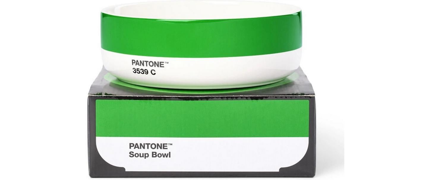 Pantone by copenhagen design Suppenschale – 500 ml, Ø 14,6 cm, Porzellan, Grasgrün, spülmaschinenfest