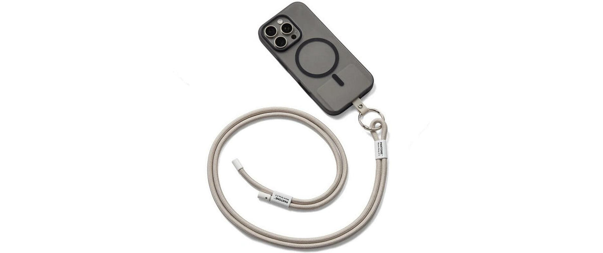 Pantone by copenhagen design Pantone x CPH Design AdjustablePhonestrap – Smartphone-Trageband – Handyhülle – Grau