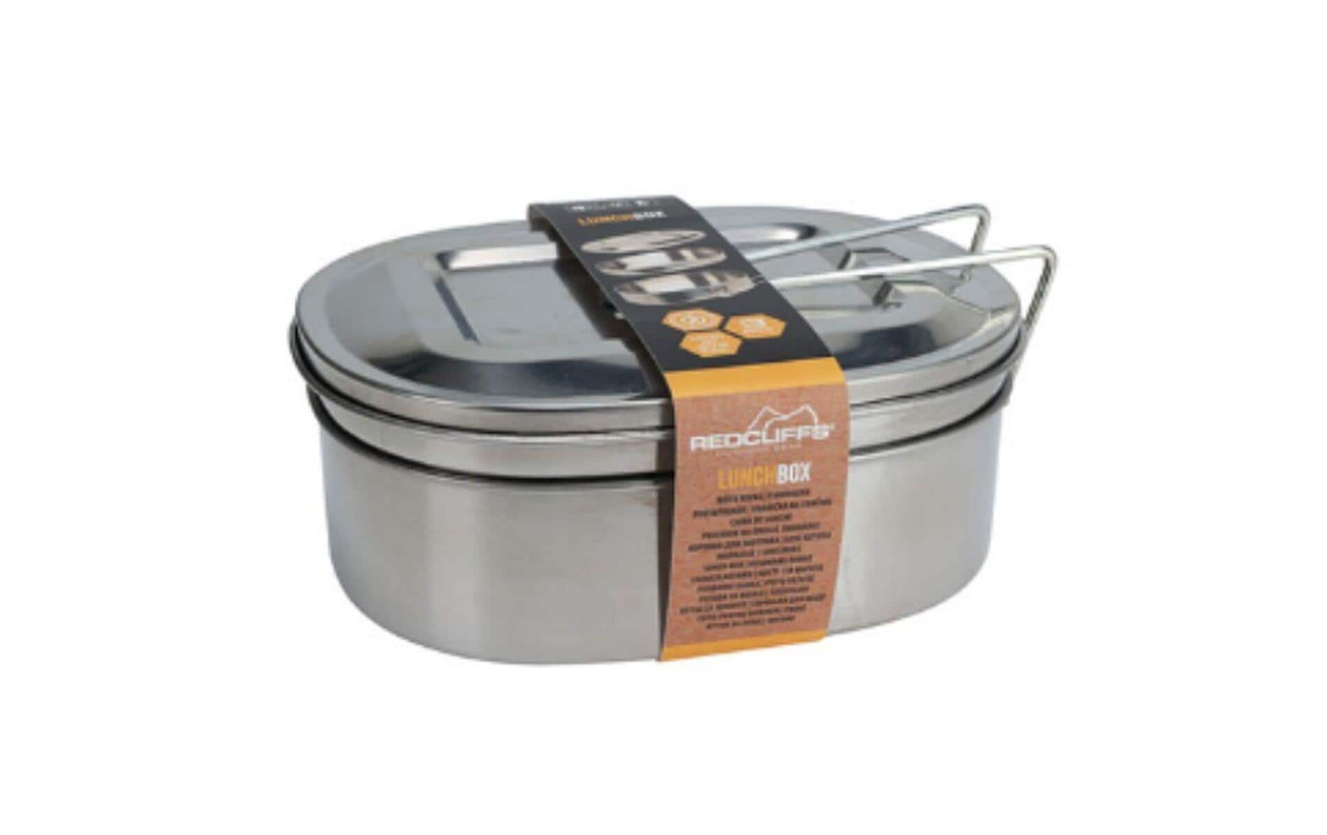 Nize Lunchbox 1,2 l, 18 × 7,5 × 14 cm, Edelstahl, silber