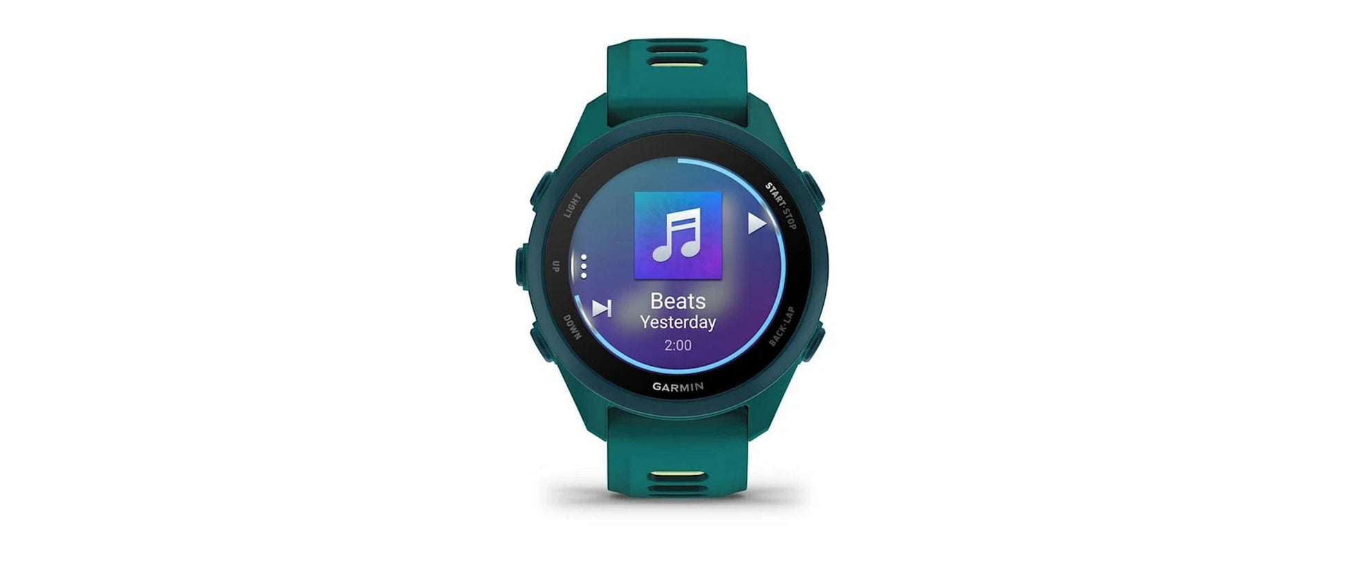 Garmin Forerunner 170 Music 43 mm GPS – Faserverstärktes Polymer, Teal Grün, 50 m, für Android, iPhone