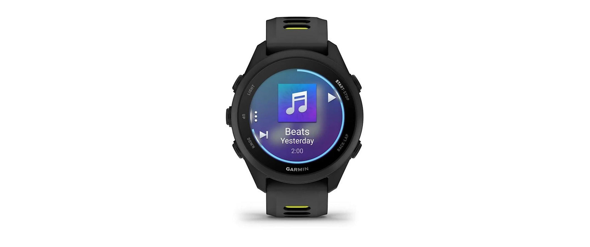 Garmin Forerunner 170 Music 43 mm GPS – Faserverstärktes Polymer, 50 m, für iPhone, Android