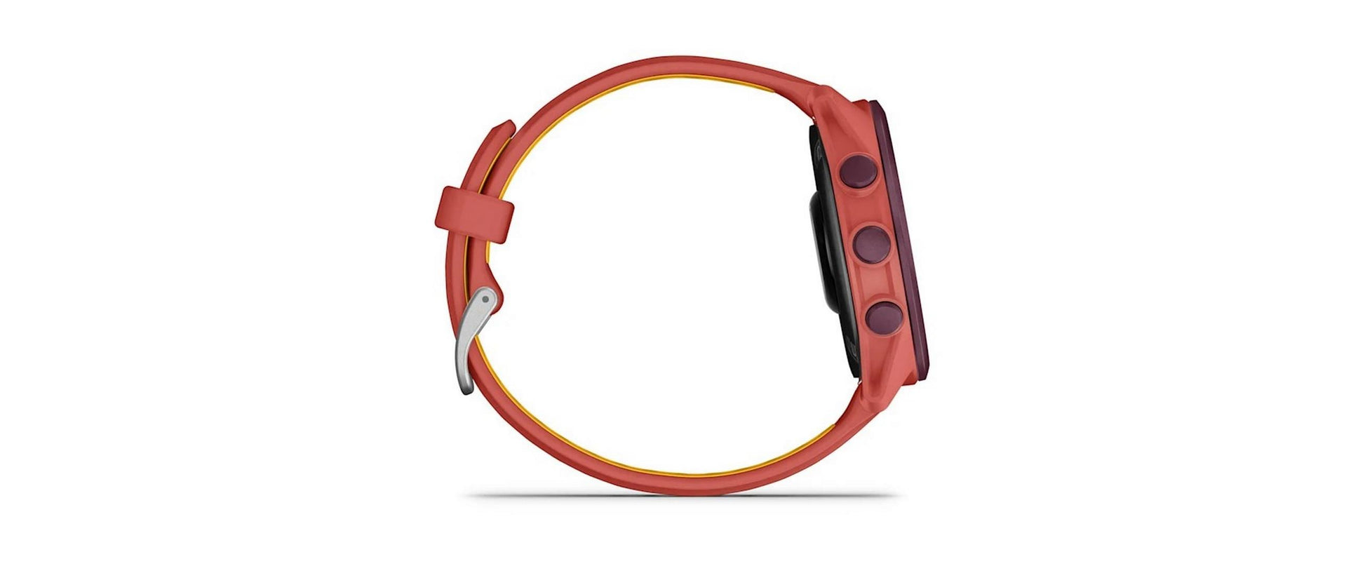 Garmin Forerunner 170 Music 43 mm GPS – Faserverstärktes Polymer Orange, Sportarmband, Mango Rot, 50 m