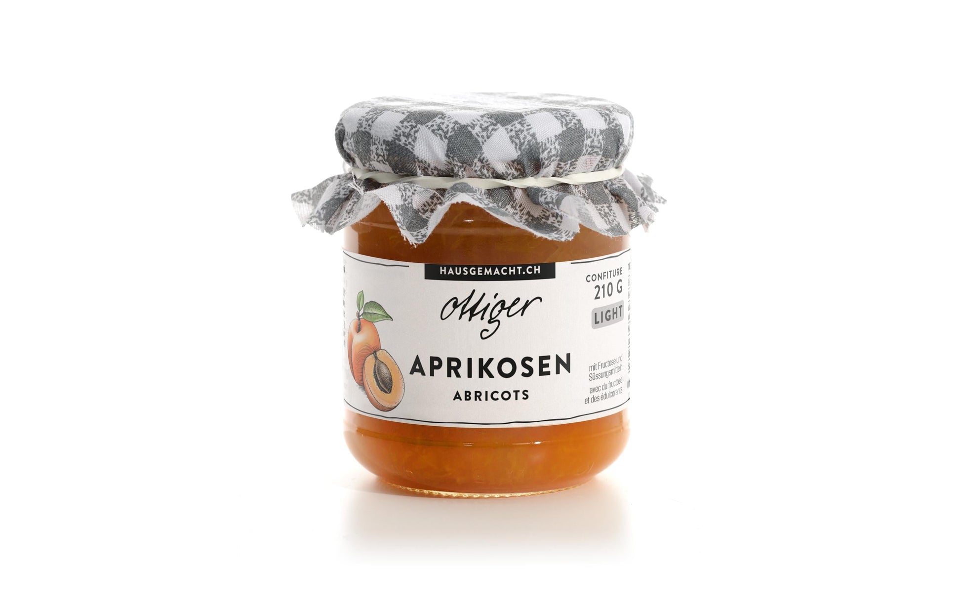 Ottiger Aprikosenkonfitüre Light – 210 g