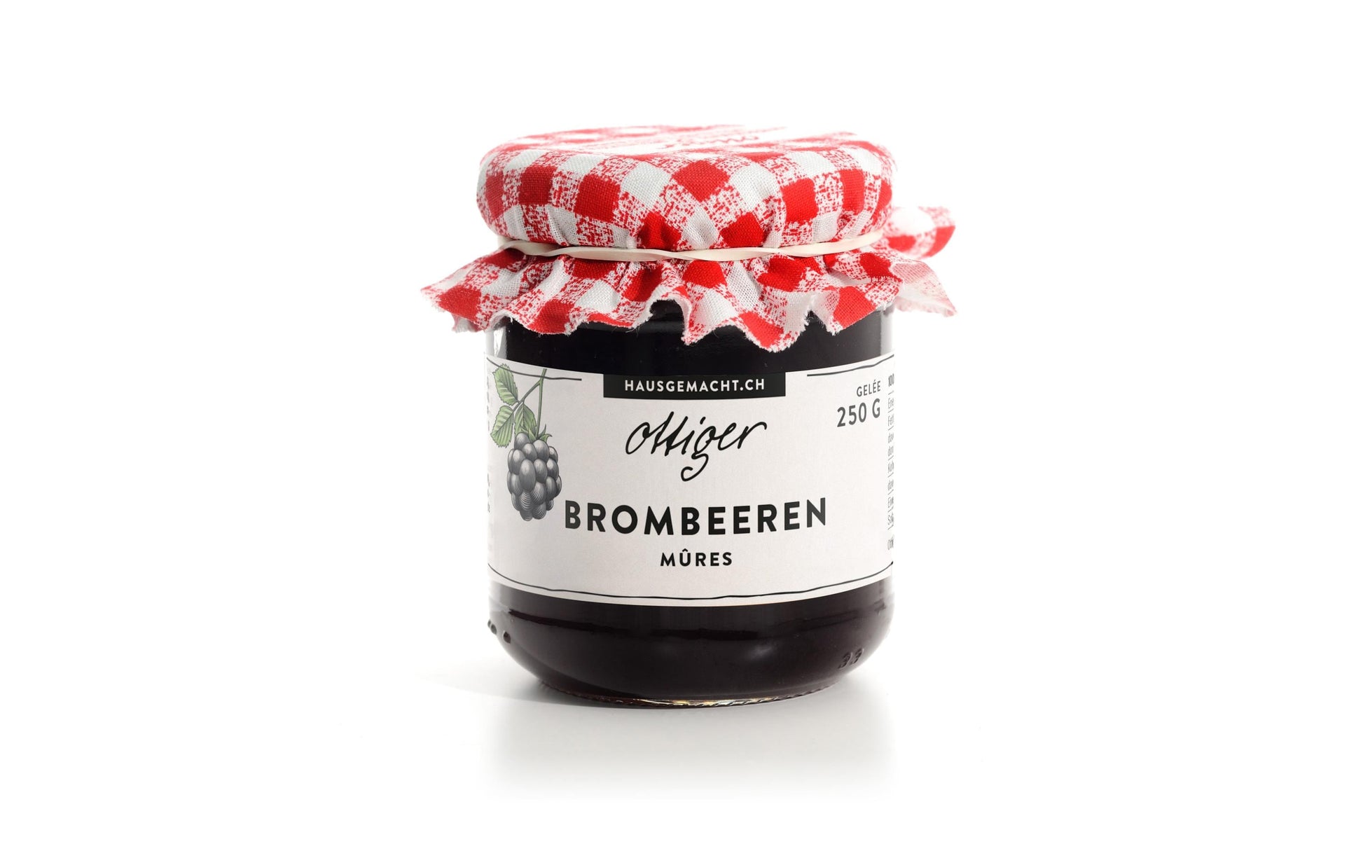 Ottiger Brombeer-Gelee – glutenfrei, vegan – 250 g