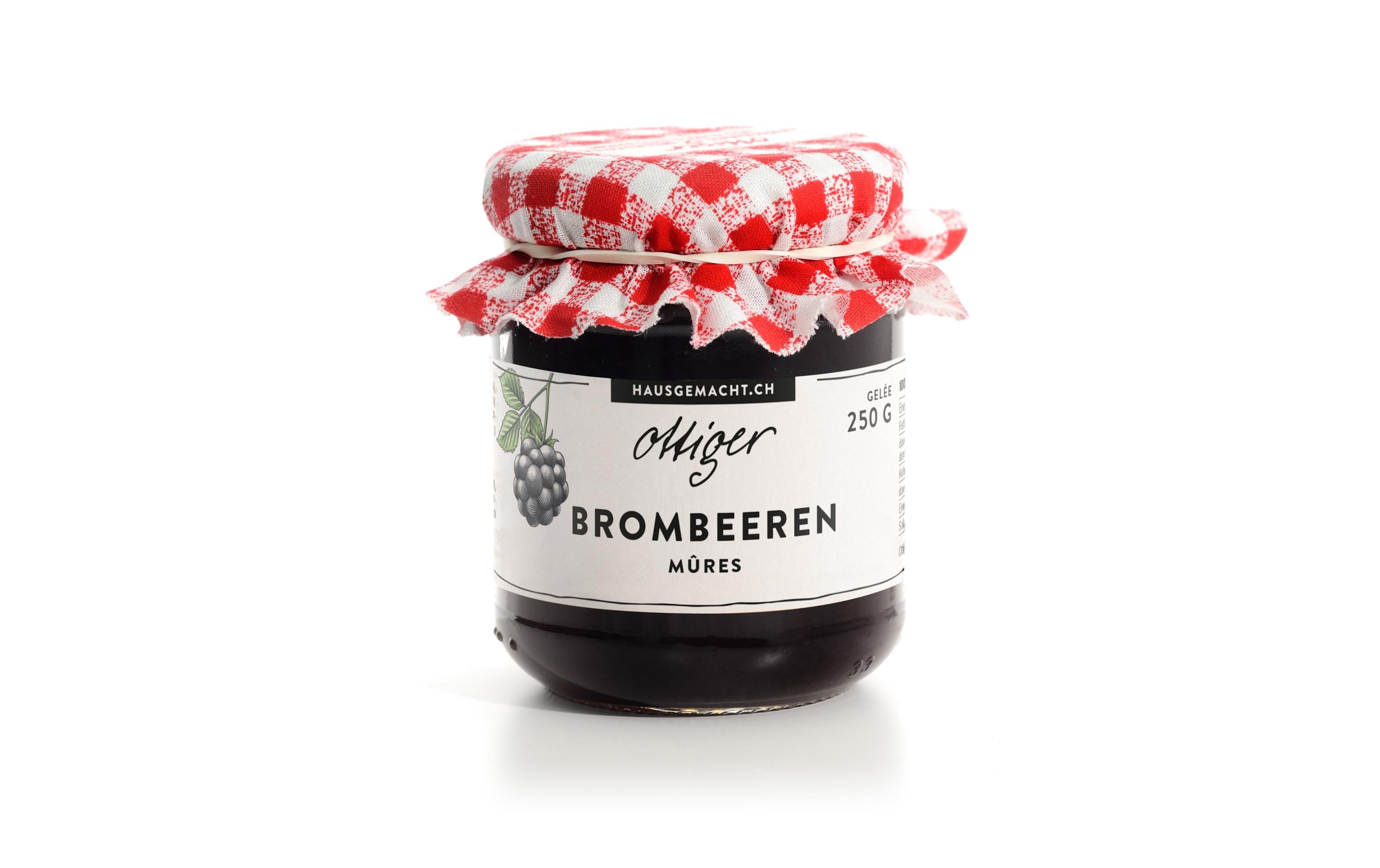 Ottiger Brombeer-Gelee – glutenfrei, vegan – 250 g