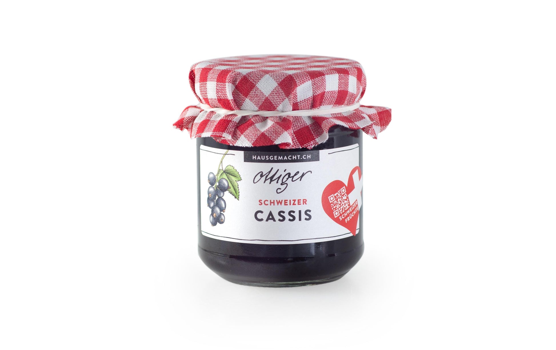 Ottiger Konfitüre Cassis – glutenfrei, vegan – 250 g