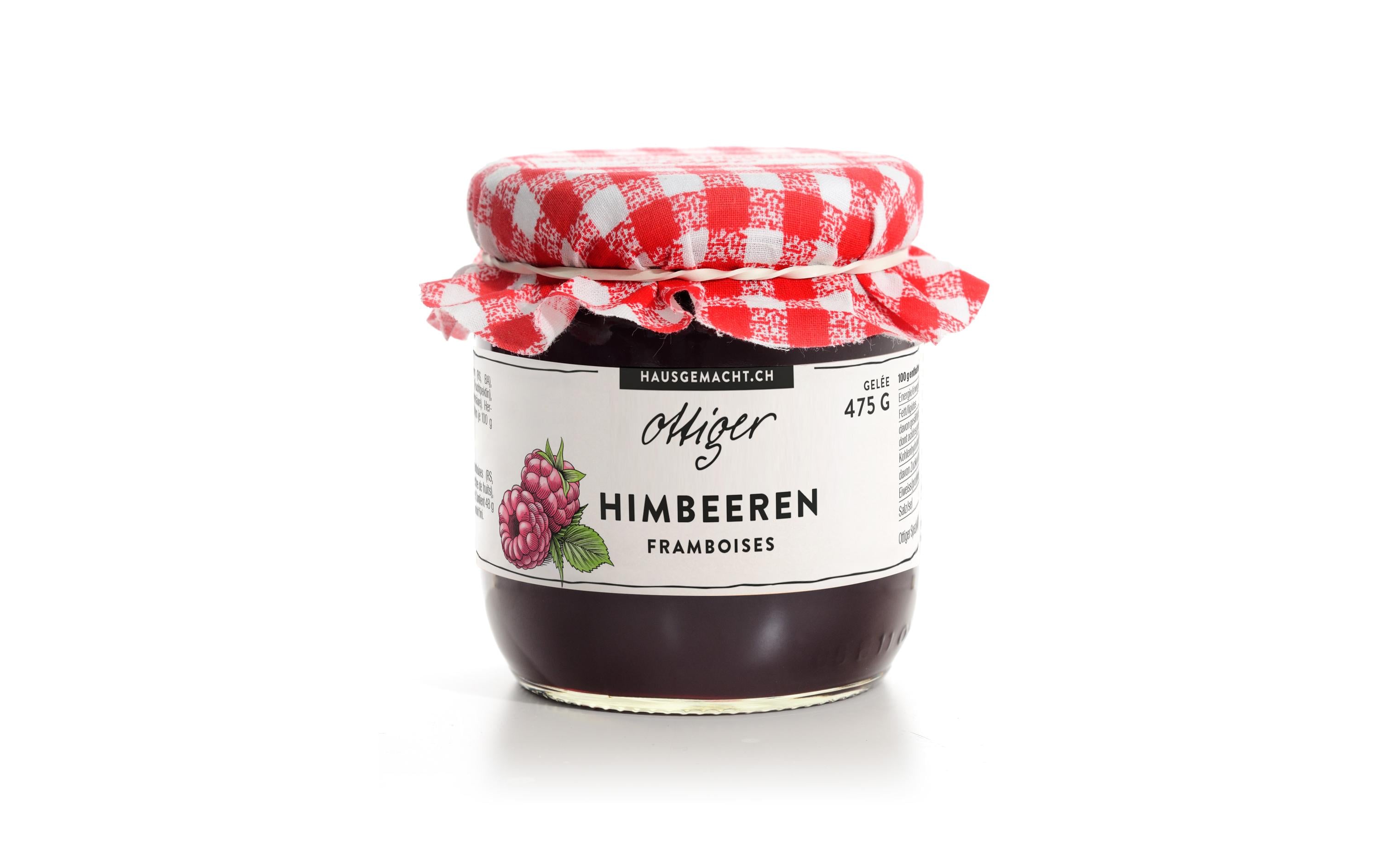 Ottiger Himbeer-Gelée – glutenfrei, vegan – 475 g