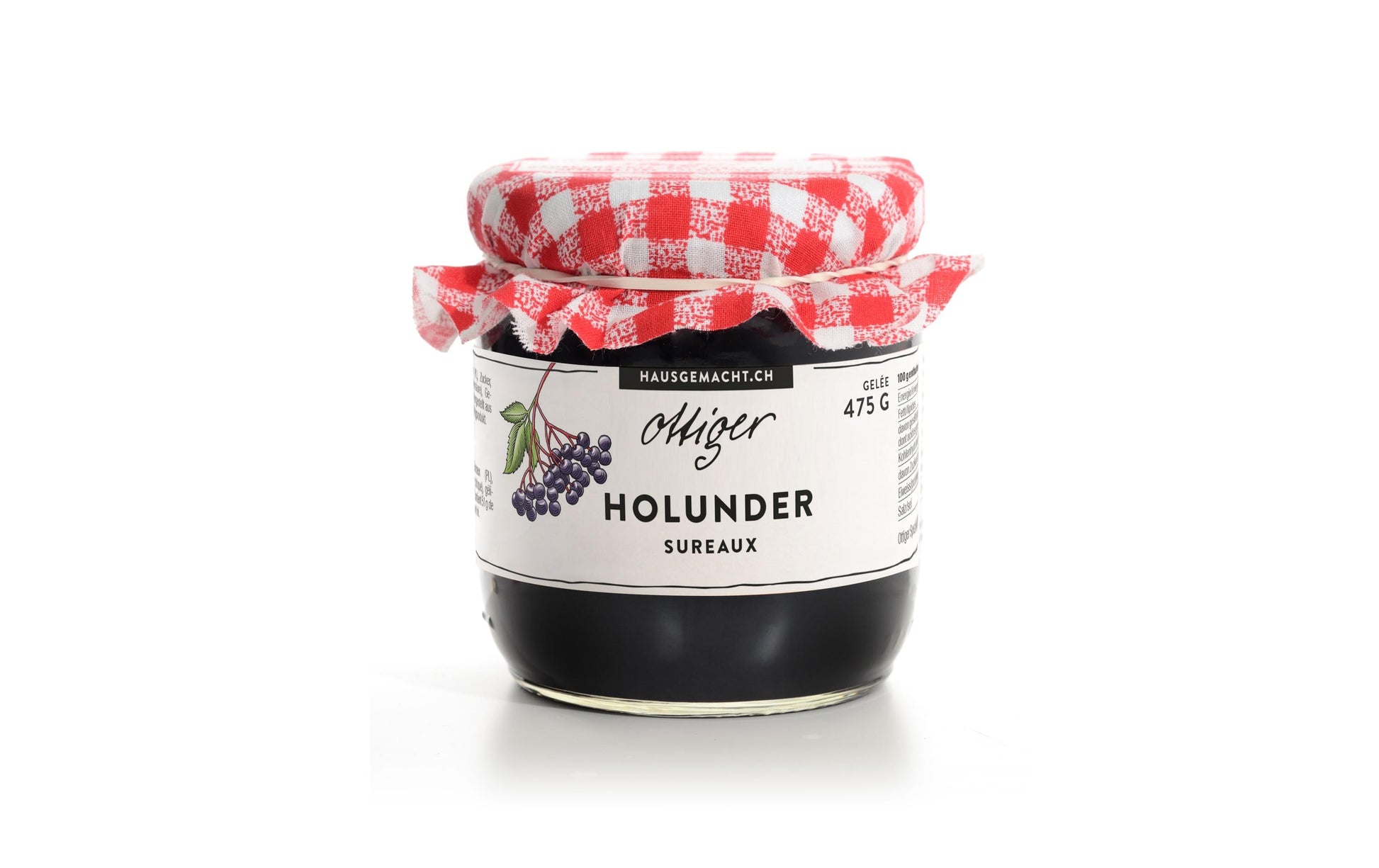 Ottiger Holunder-Gelee – glutenfrei, vegan – 475 g