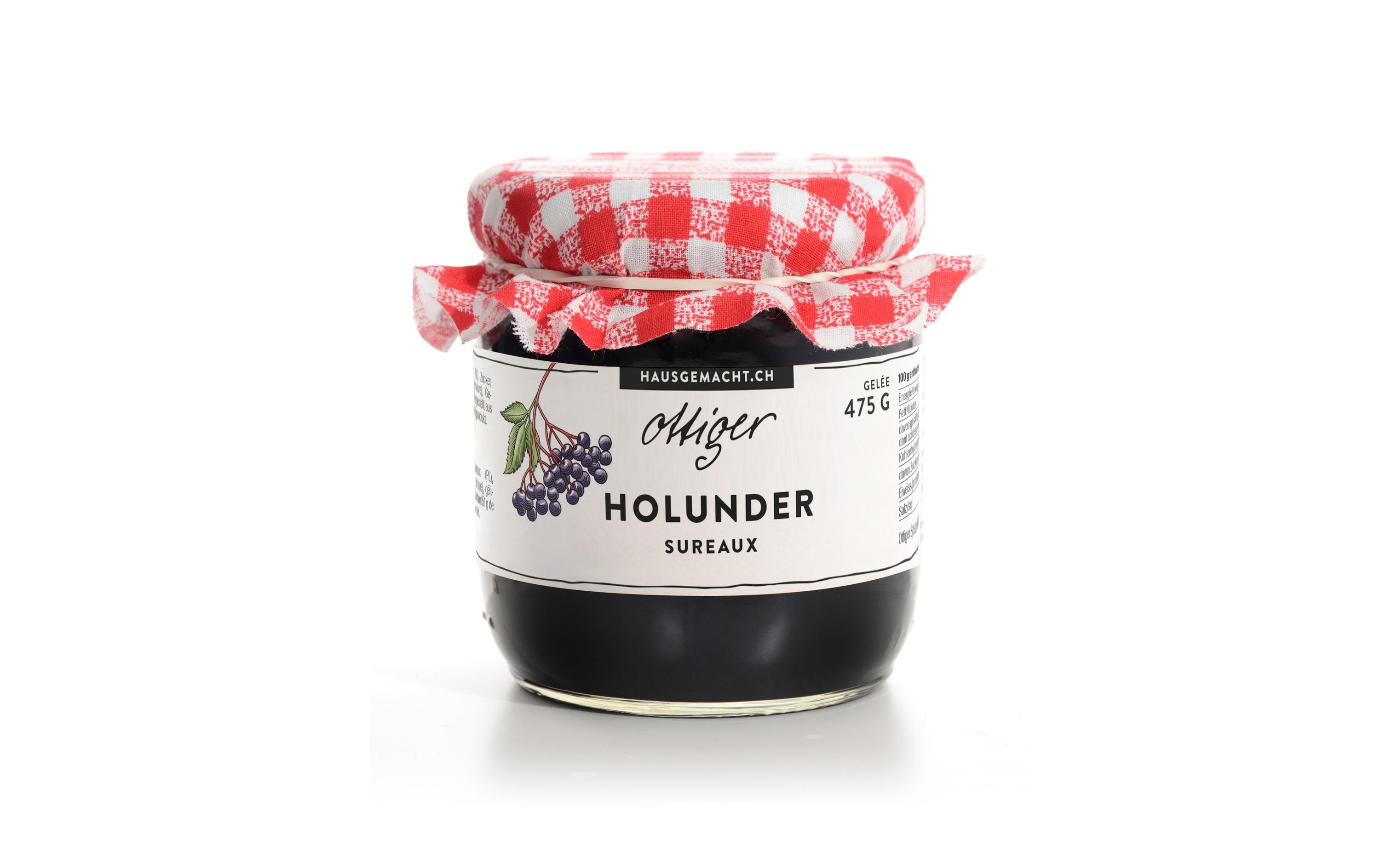 Ottiger Holunder-Gelee – glutenfrei, vegan – 475 g