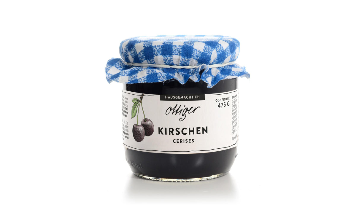 Ottiger Kirschkonfitüre – glutenfrei, vegan – 475 g
