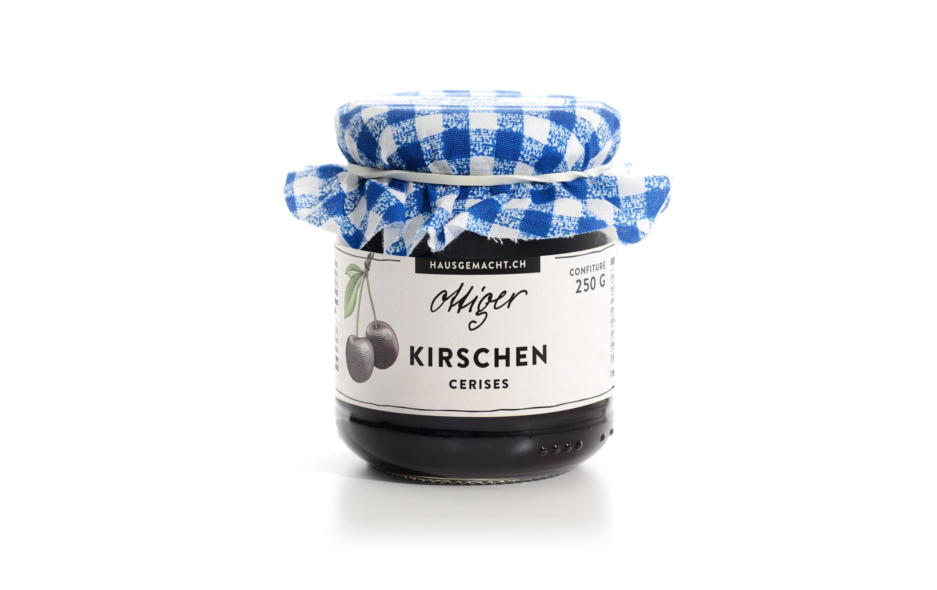 Ottiger Kirschkonfitüre – glutenfrei, vegan – 250 g