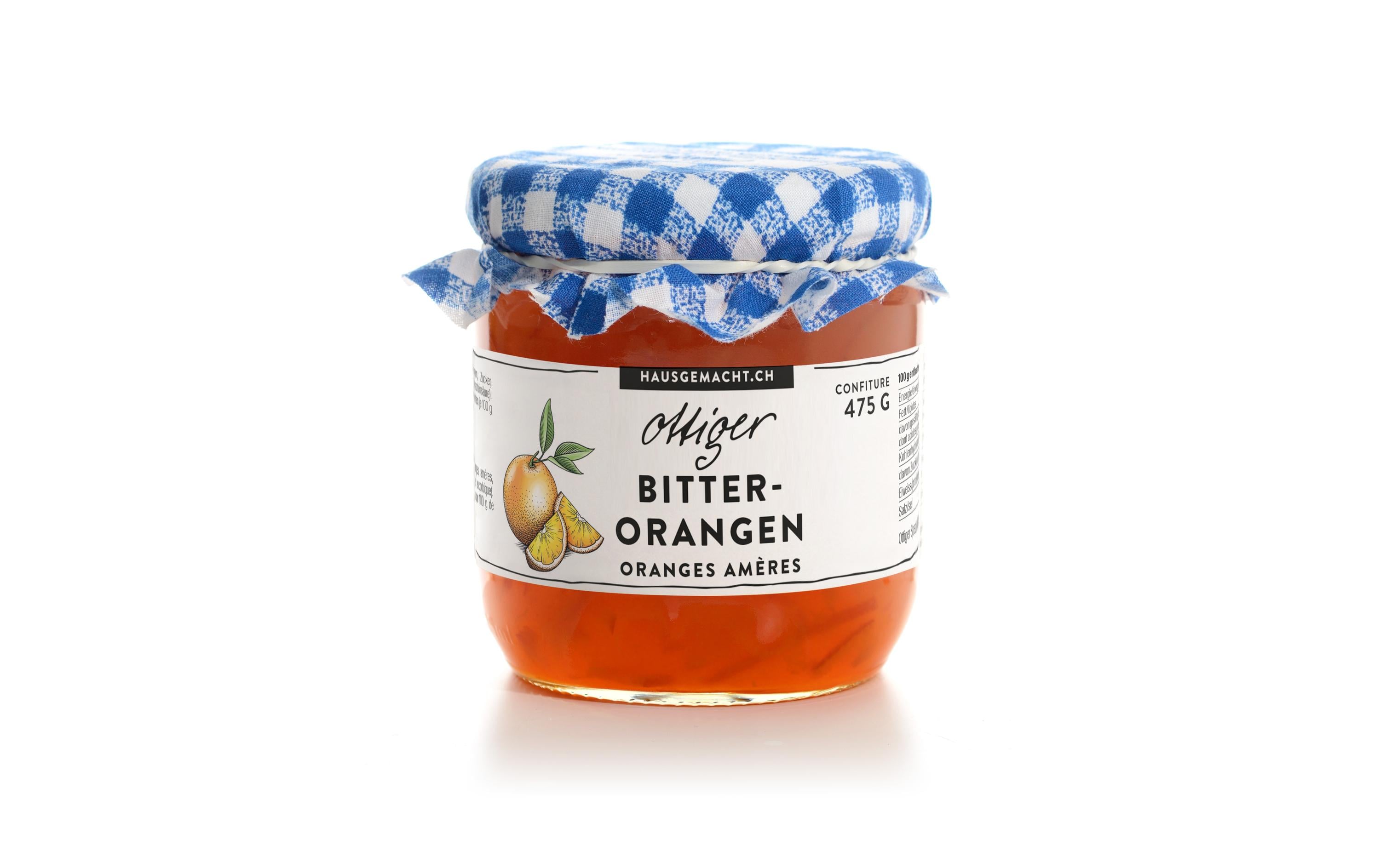 Ottiger Konfitüre Bitterorangen – glutenfrei, vegan – 475 g